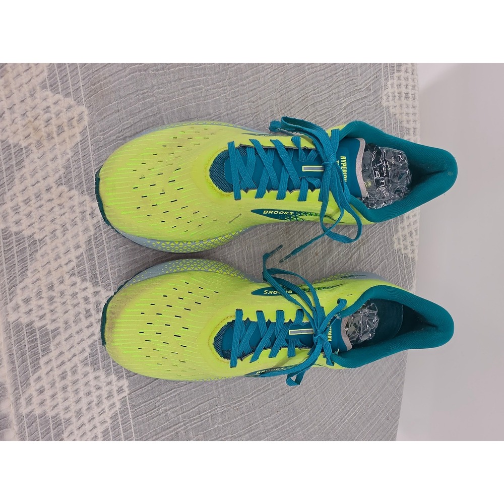 Brooks Hyperion Tempo Mens Running Shoes Lime Green Teal 1103911D365 Size 10